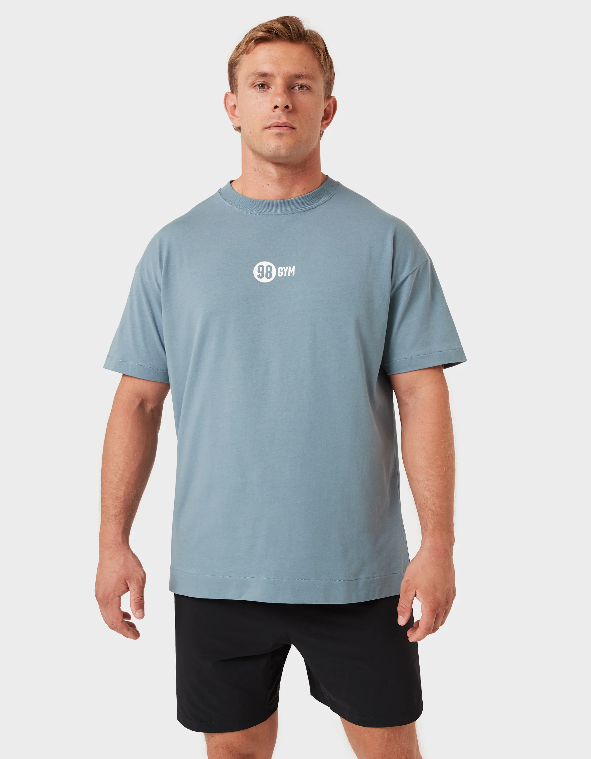 98 Mass B2 Tee Chalk Blue
