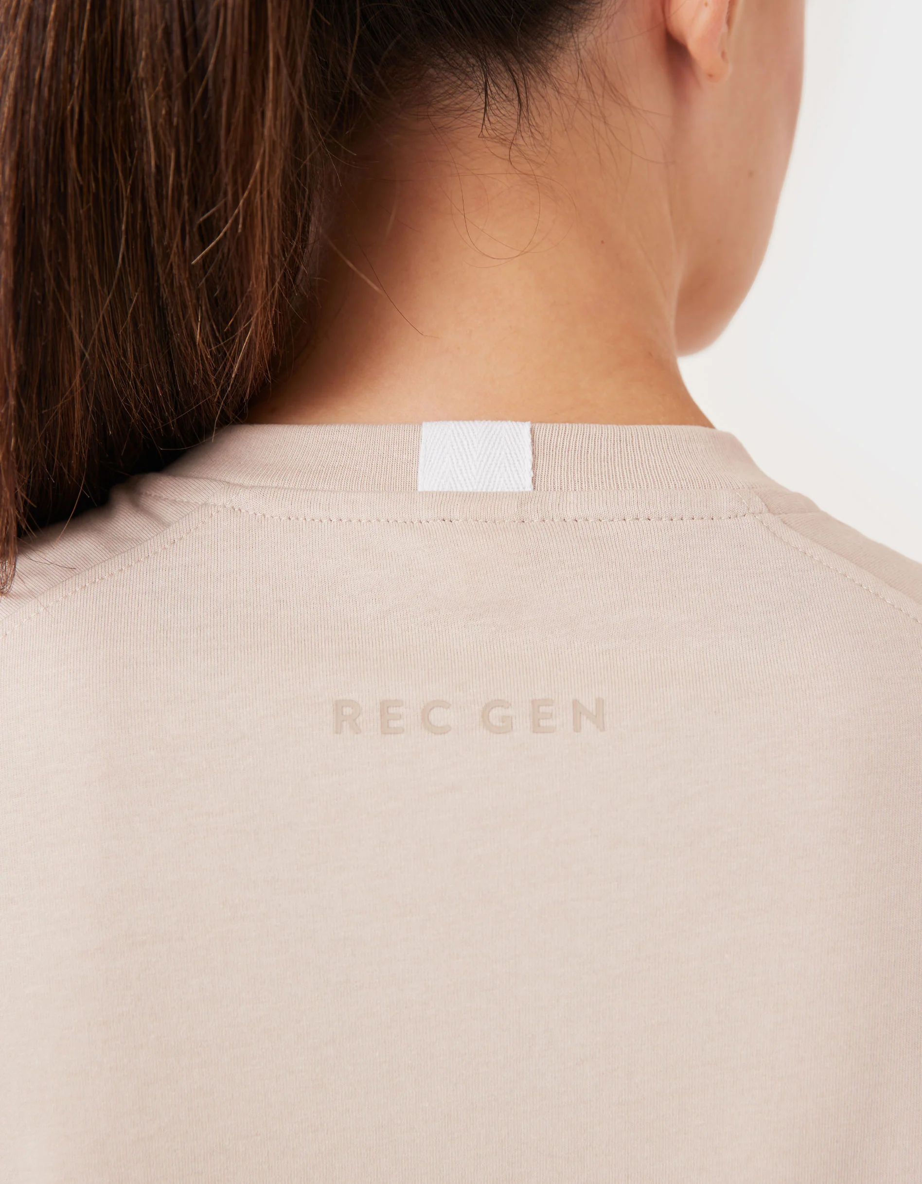 Float Crop Tee Oat - Image 3