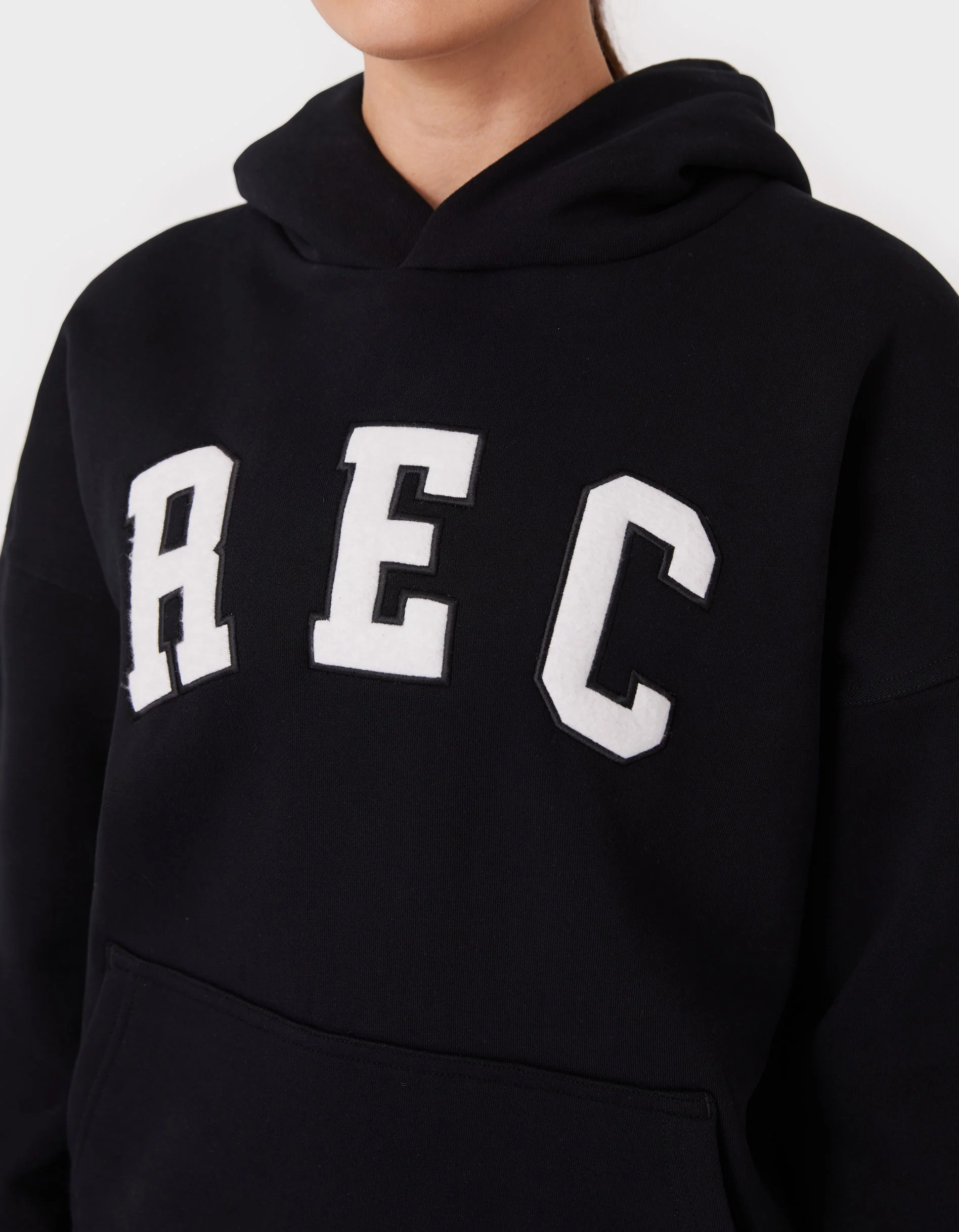 Float Fleece REC Hood Black - Image 2