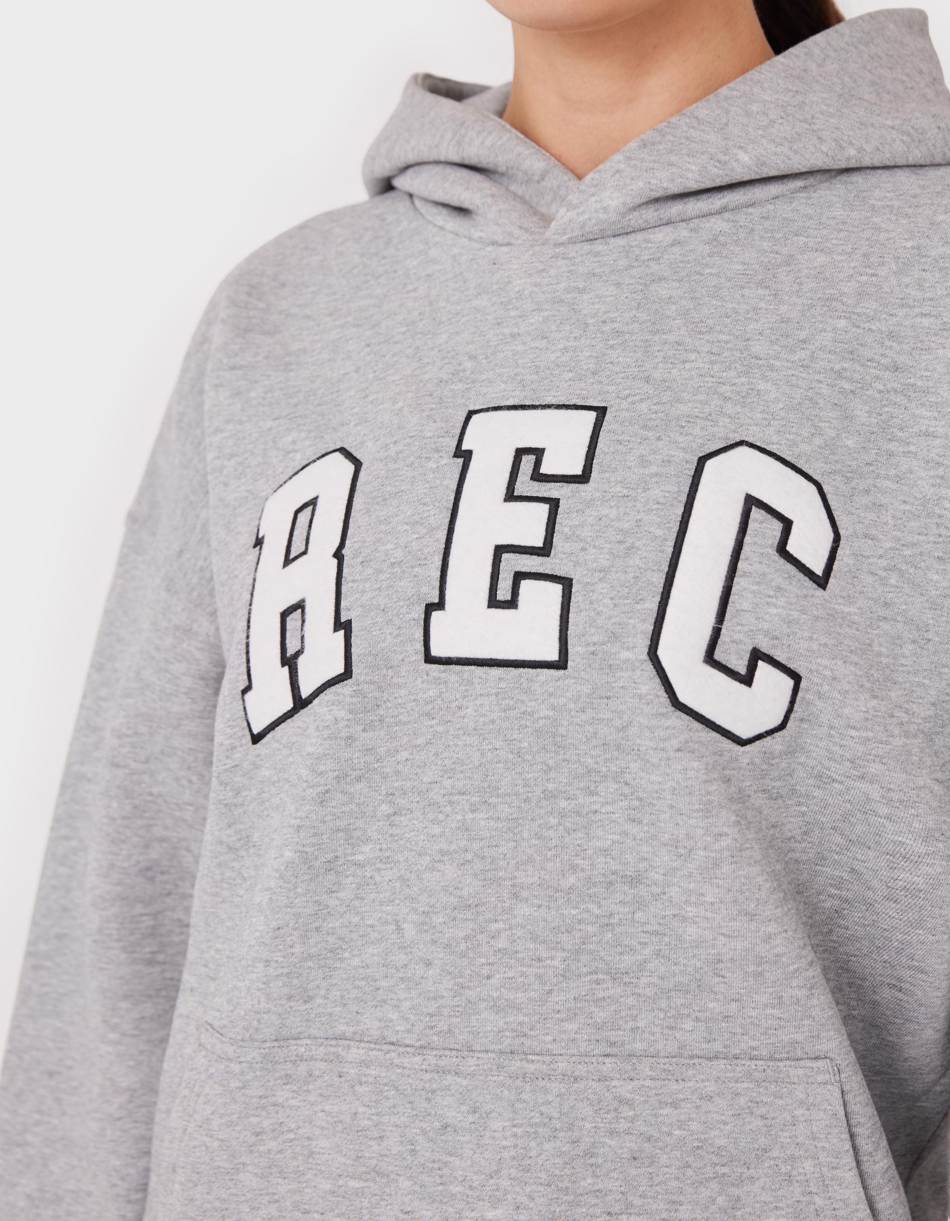 Float Fleece REC Hood Grey Marle - Image 2
