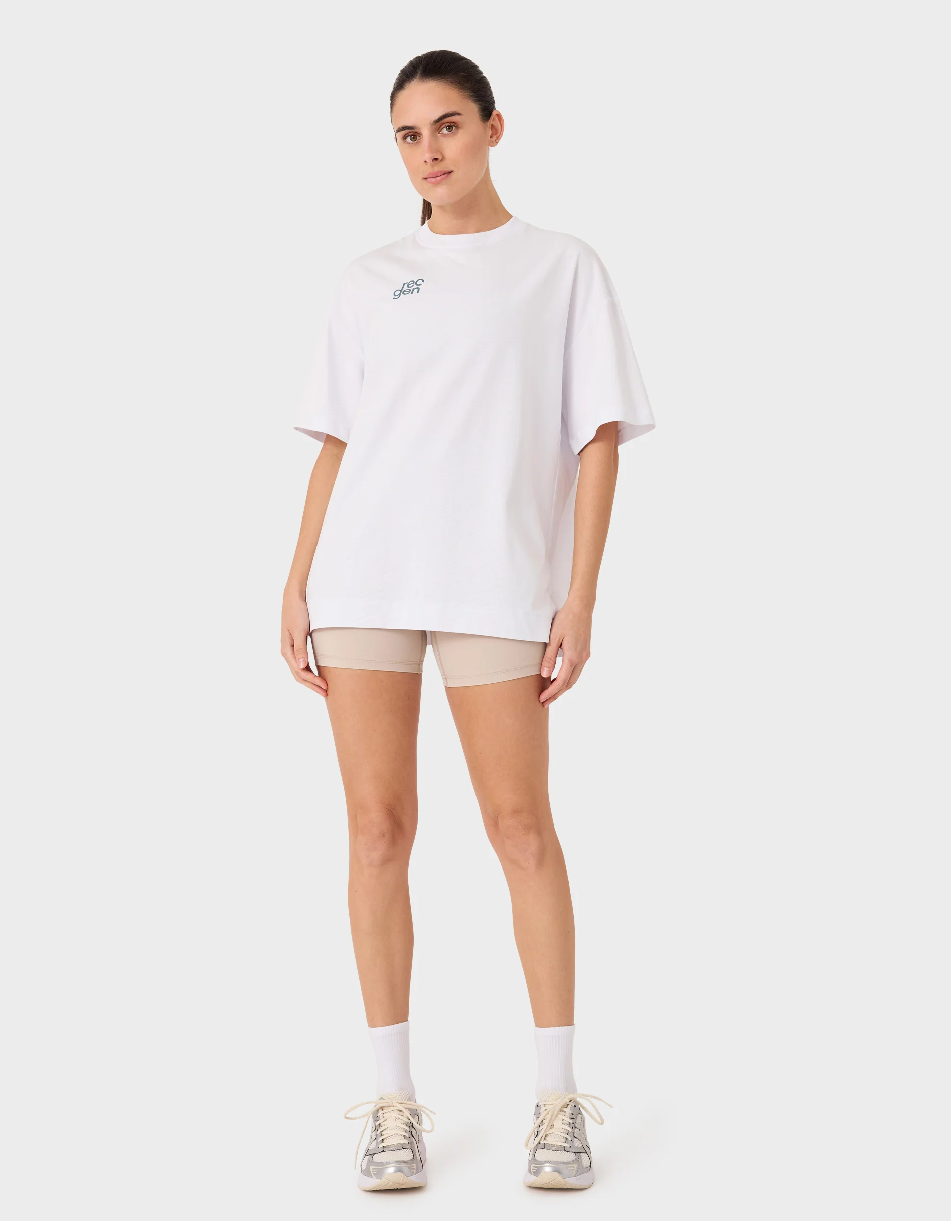 Float Loop Tee White - Image 3