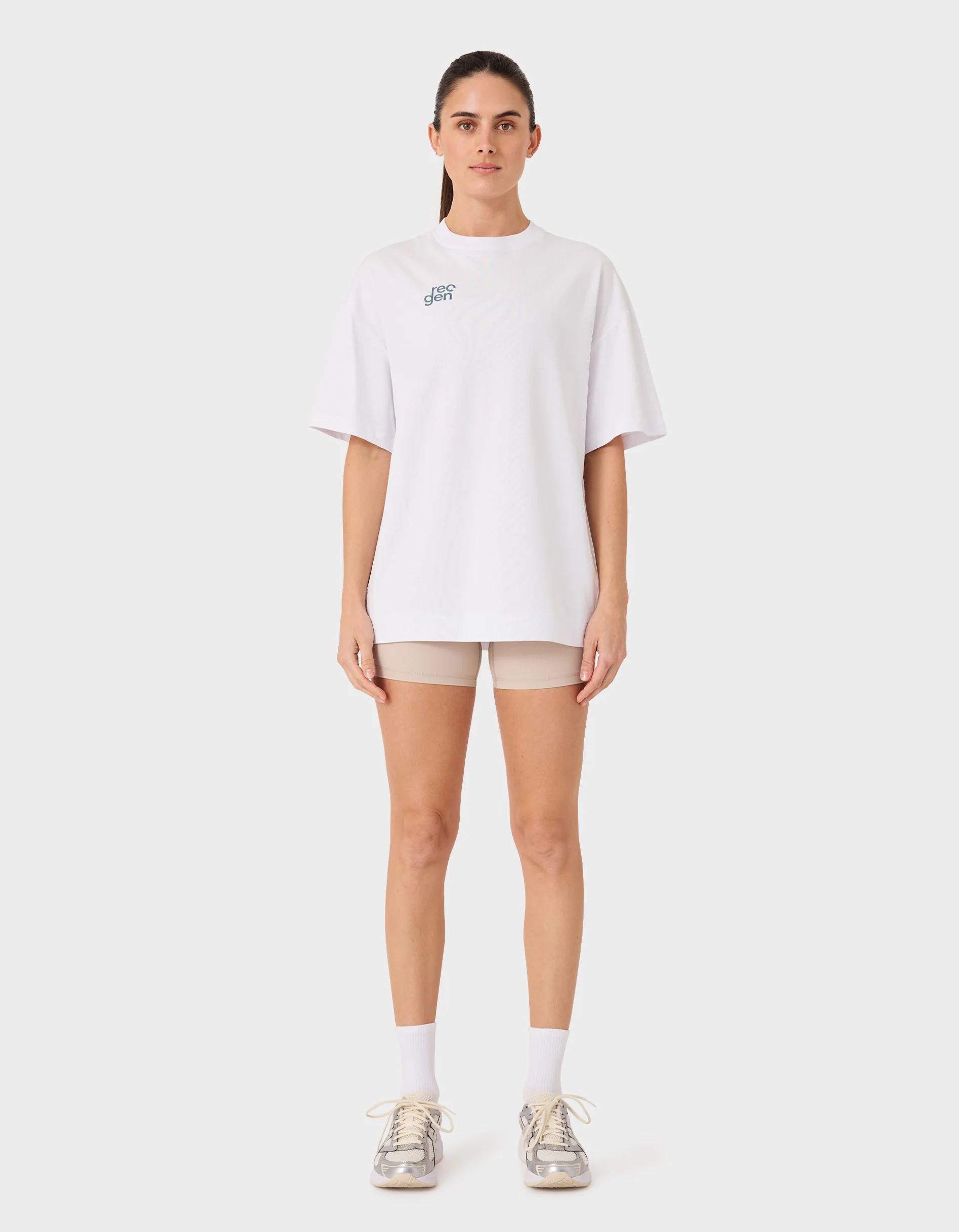 Float Loop Tee White - Image 5