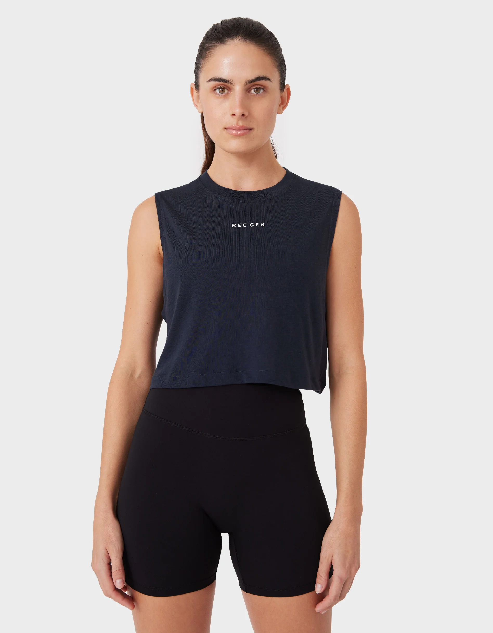 Oxy Float Crop Tank Ink