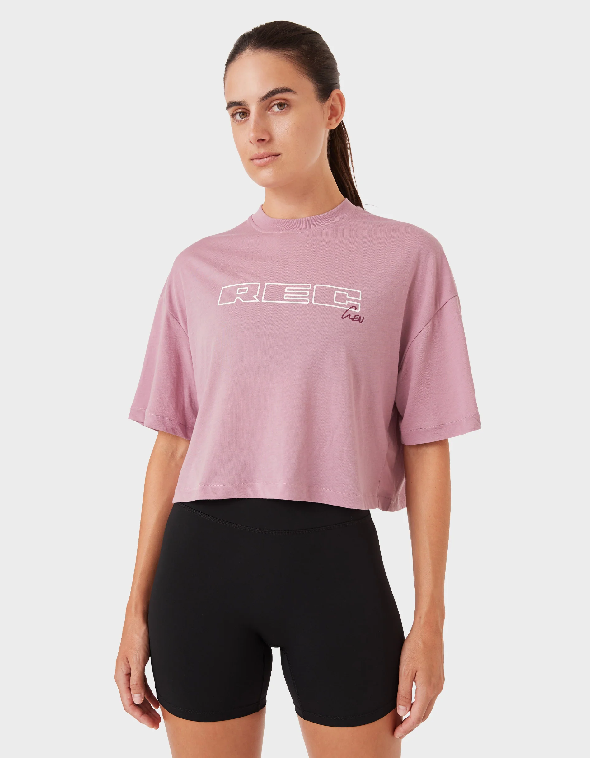 Oxy Float Crop Tee Musk