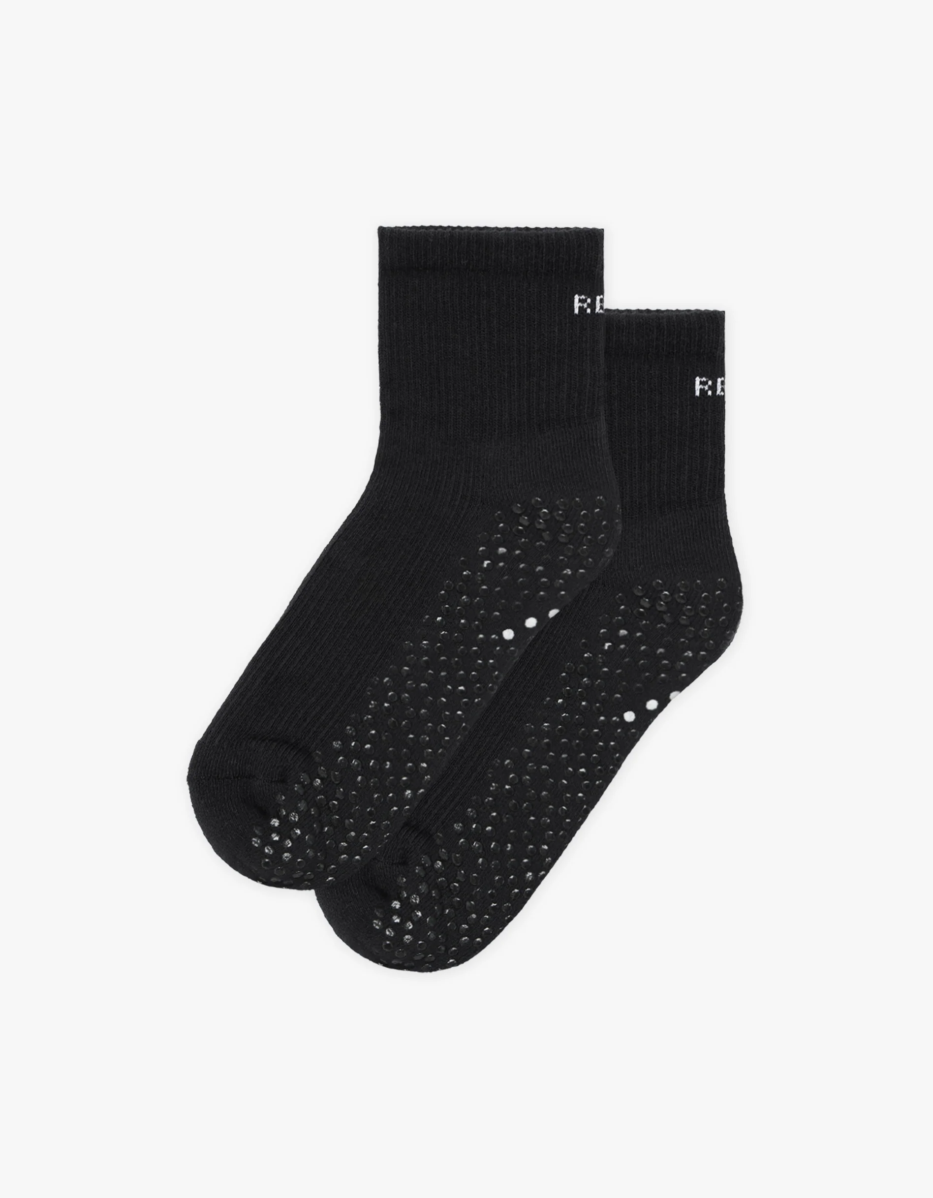 Short Grip Sock Black